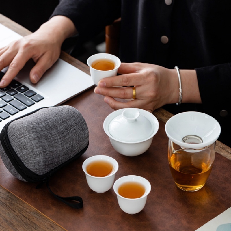 Korean Tea Set - Portable Chinese Kung Fu Tea Set