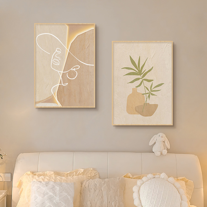 Wooden Cream Style Abstract Li - огляд і ціна Korean Arts And Lifestyle
