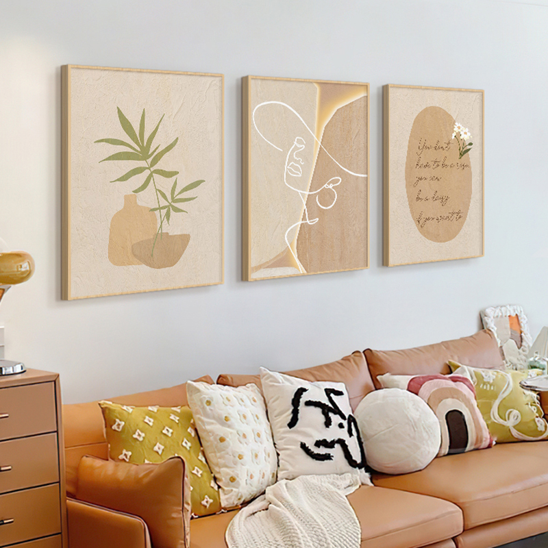 Wooden Cream Style Abstract Li - огляд і ціна Korean Arts And Lifestyle