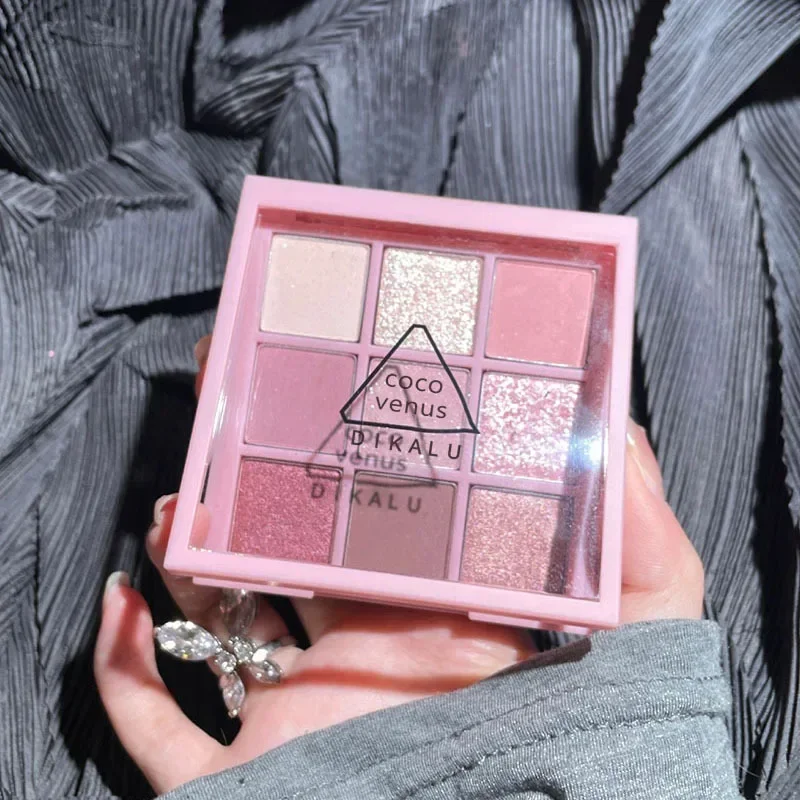 9Color Eyeshadow Palette Rose  - огляд і ціна Korean Tea Set