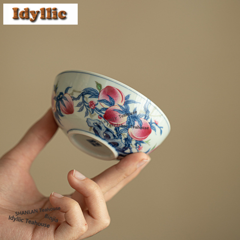 100ml Celadon Longevity Peach  - огляд і ціна Celadon Ceramic Cup