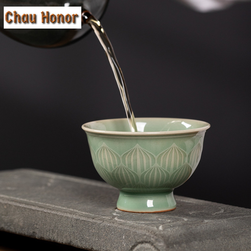 100ml Handmade Longquan Celado - огляд і ціна Celadon Ceramic Cup