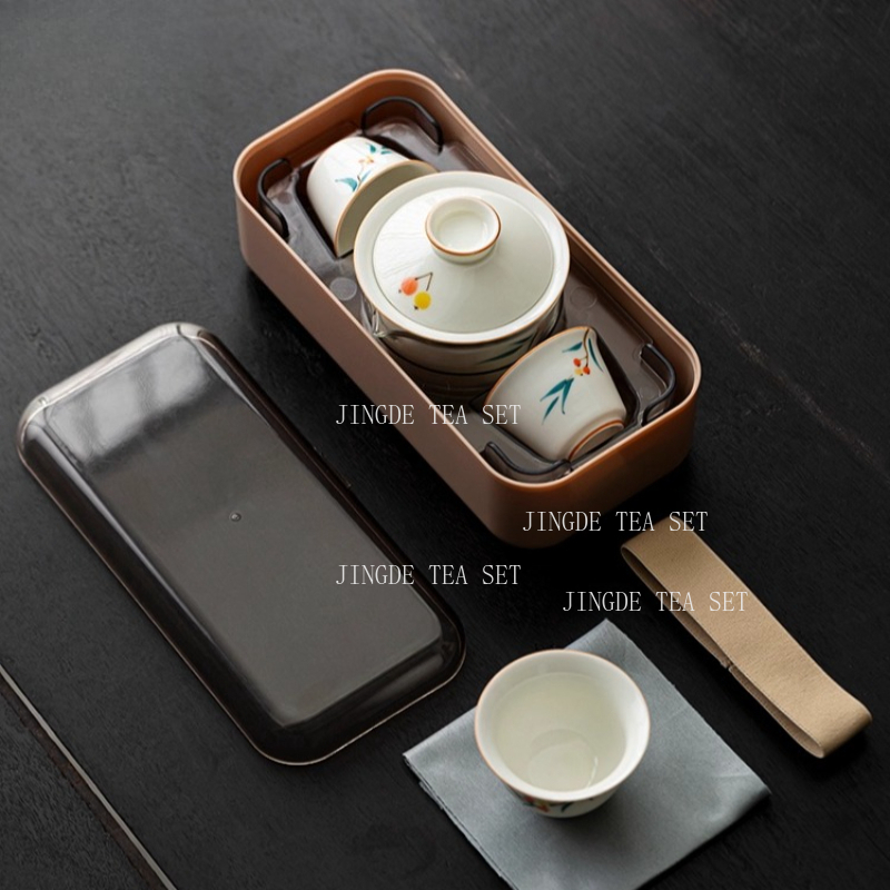 Portable Ceramic Tea Pot and C - огляд і ціна Korean Tea Set