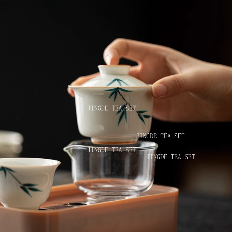 Portable Ceramic Tea Pot and C - огляд і ціна Korean Tea Set