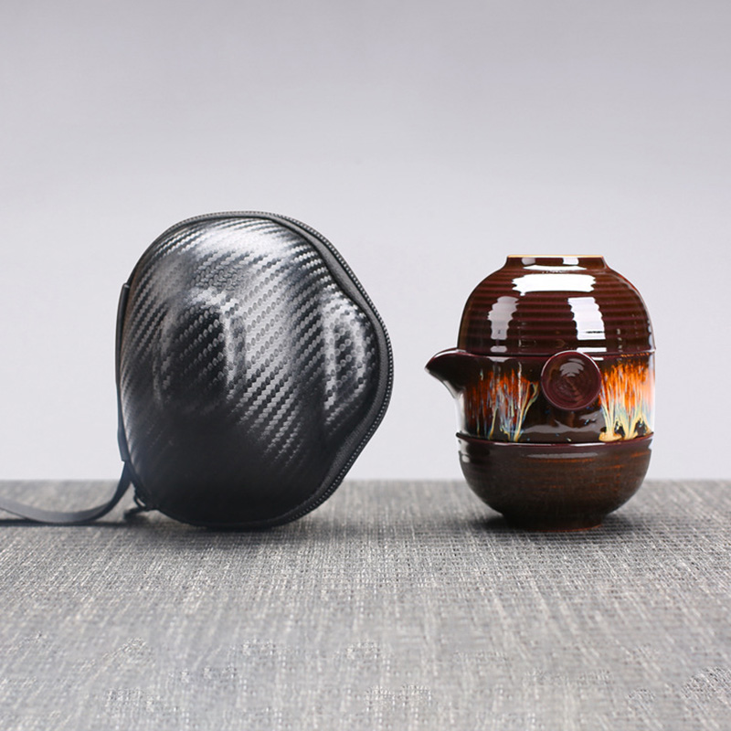 Portable ceramic teapot gaiwan - огляд і ціна Korean Tea Set