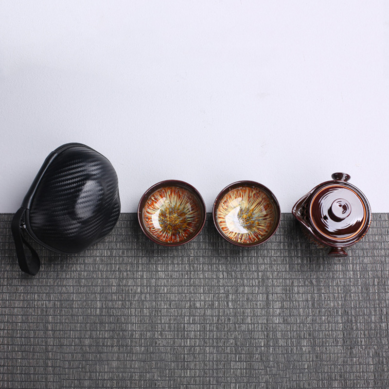 Portable ceramic teapot gaiwan - огляд і ціна Korean Tea Set