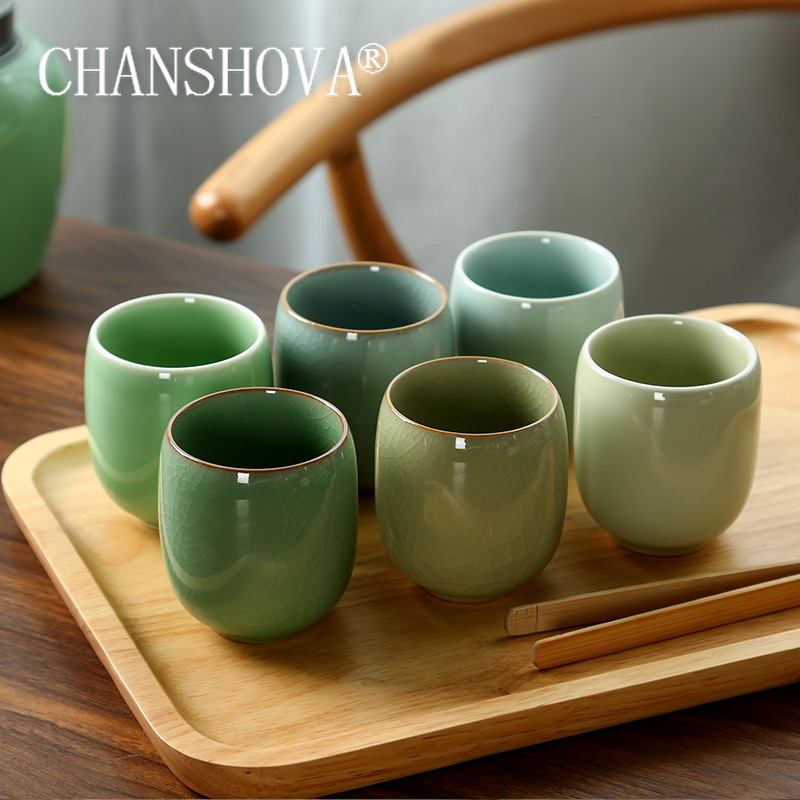 CHANSHOVA-Porcelain Tea Cup Se - огляд і ціна Celadon Ceramic Cup