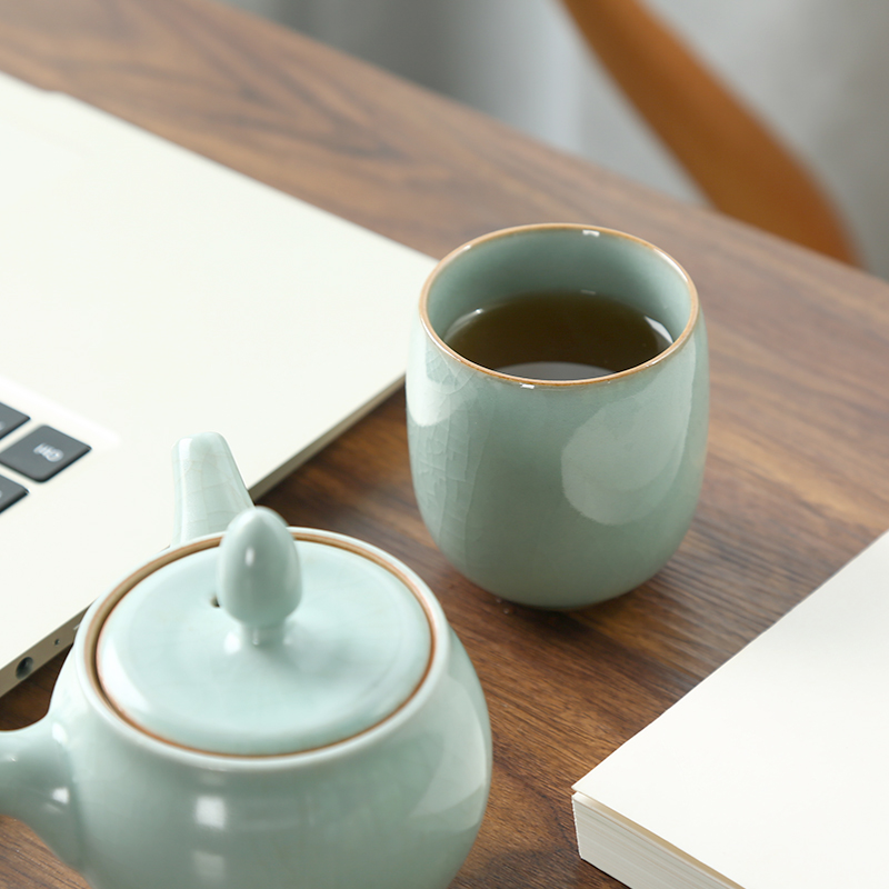 CHANSHOVA-Porcelain Tea Cup Se - огляд і ціна Celadon Ceramic Cup