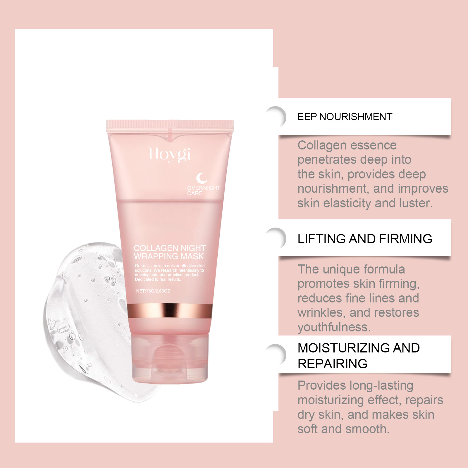 Deep Collagen Mask Peel Off Ma - огляд і ціна Sleeping Pack Overnight