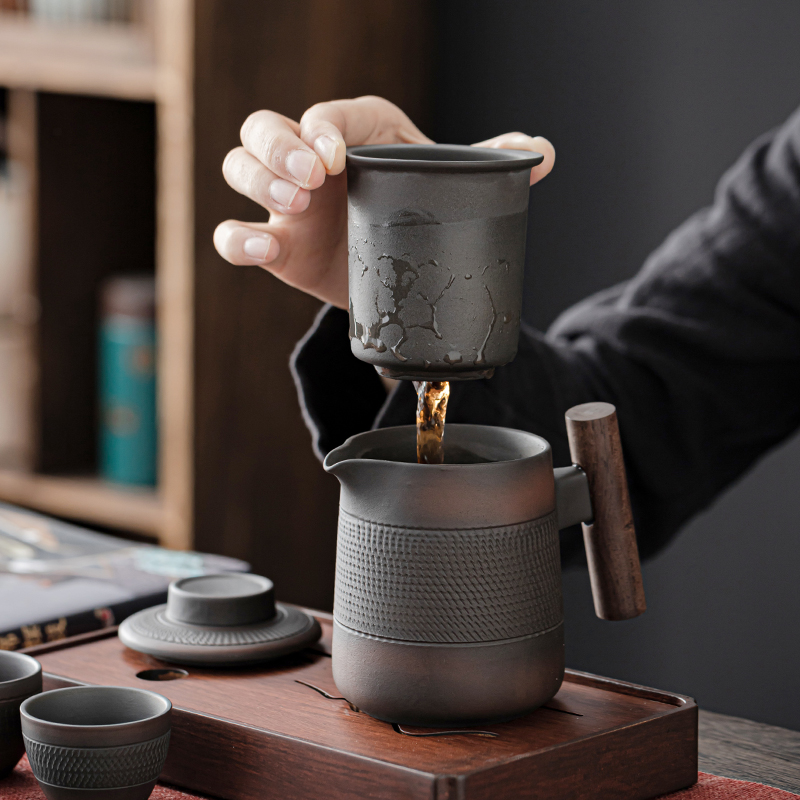 High-end Purple Pottery RetroT - огляд і ціна Korean Tea Set