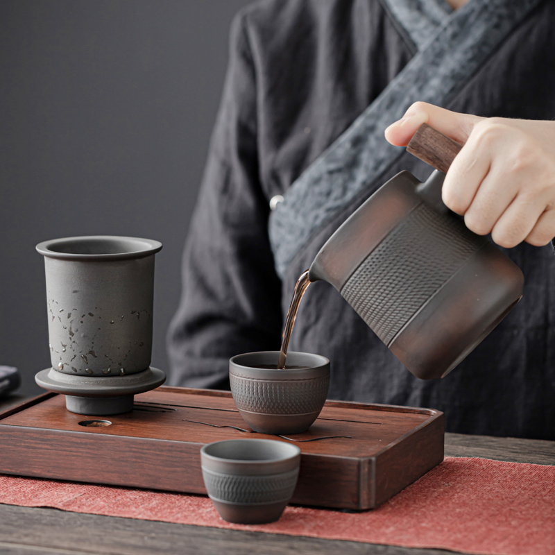 High-end Purple Pottery RetroT - огляд і ціна Korean Tea Set