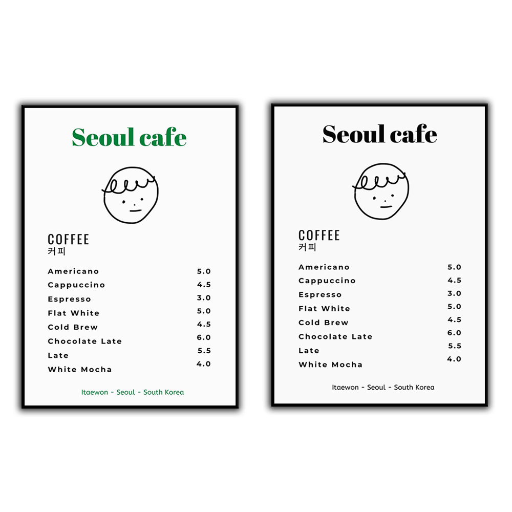 Seoul Cafe Print Wall Art Prin - огляд і ціна Korean Arts And Lifestyle
