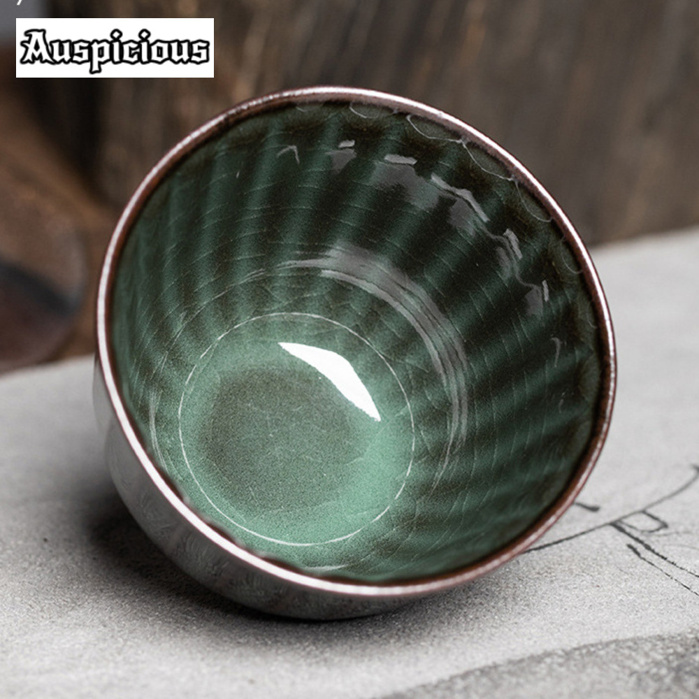85ml Handmade Ge Kiln Iron Bod - огляд і ціна Celadon Ceramic Cup