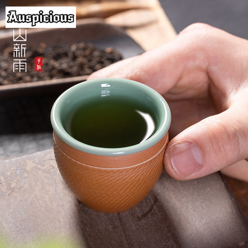 50ml Handmade Knife Jumping Ce - огляд і ціна Celadon Ceramic Cup