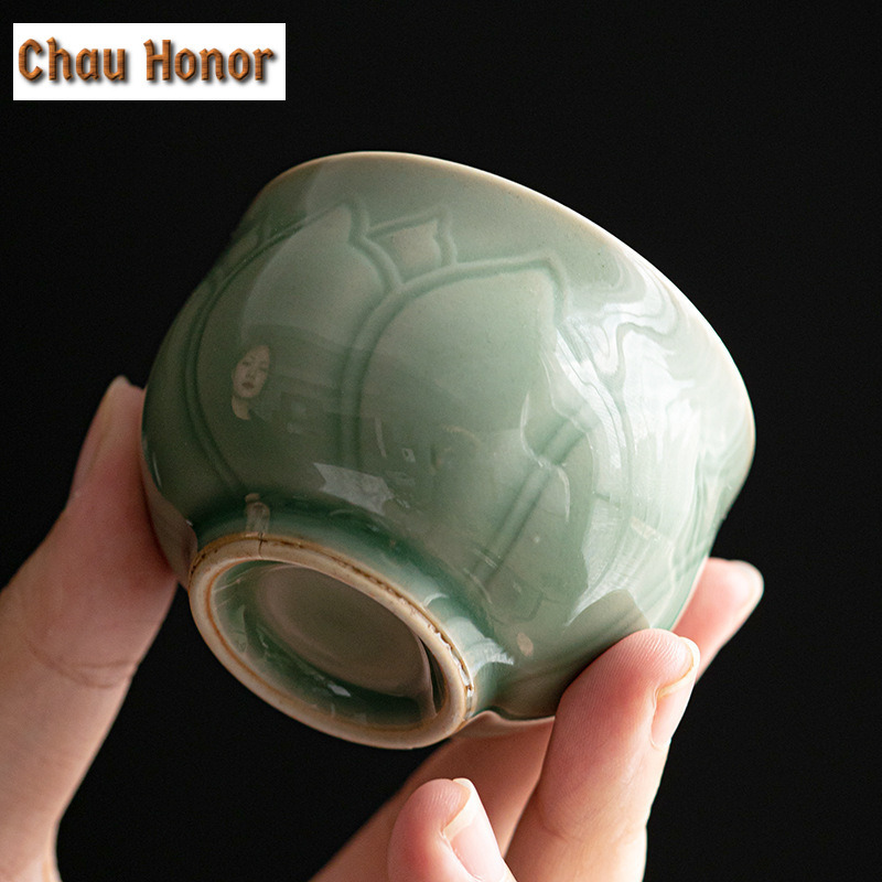 65ml Retro Celadon Sample Tea  - огляд і ціна Celadon Ceramic Cup