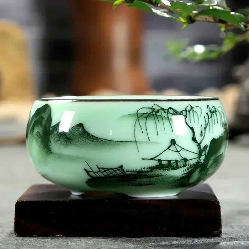 Tea Cup Ceramic  1PC Celadon H - огляд і ціна Celadon Ceramic Cup