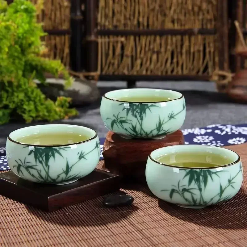 Tea Cup Ceramic  1PC Celadon H - огляд і ціна Celadon Ceramic Cup