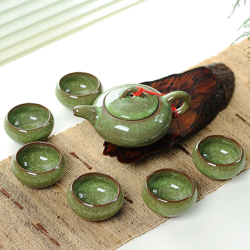 7pcs Ceramic Tea Set with Ice  - огляд і ціна Korean Tea Set