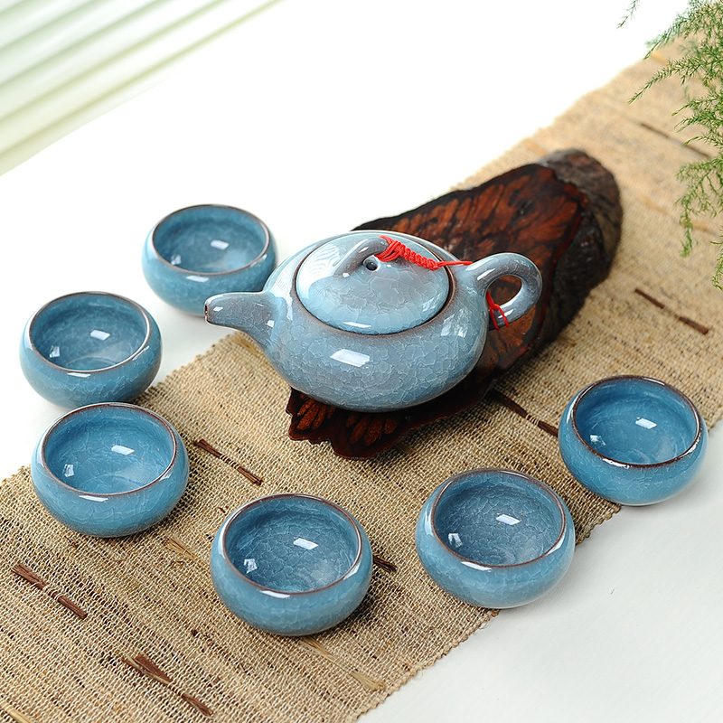 7pcs Ceramic Tea Set with Ice  - огляд і ціна Korean Tea Set
