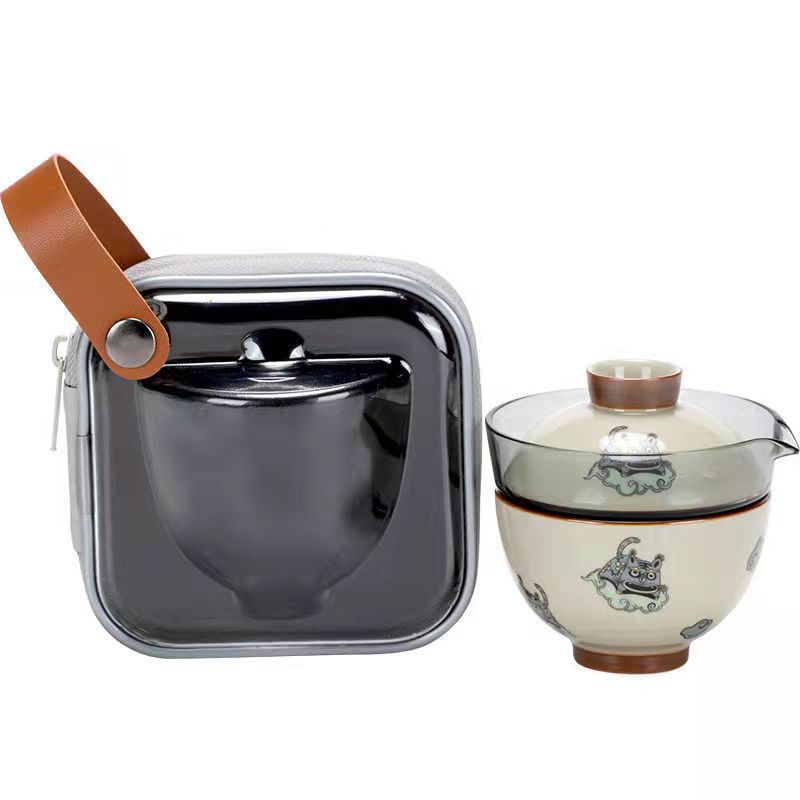 Travel Tea Set Portable Bag Qu - огляд і ціна Korean Tea Set